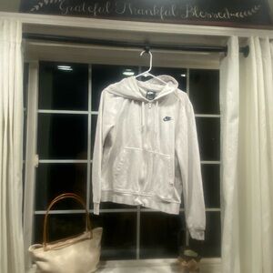 Nike gray Hoodie with Logo